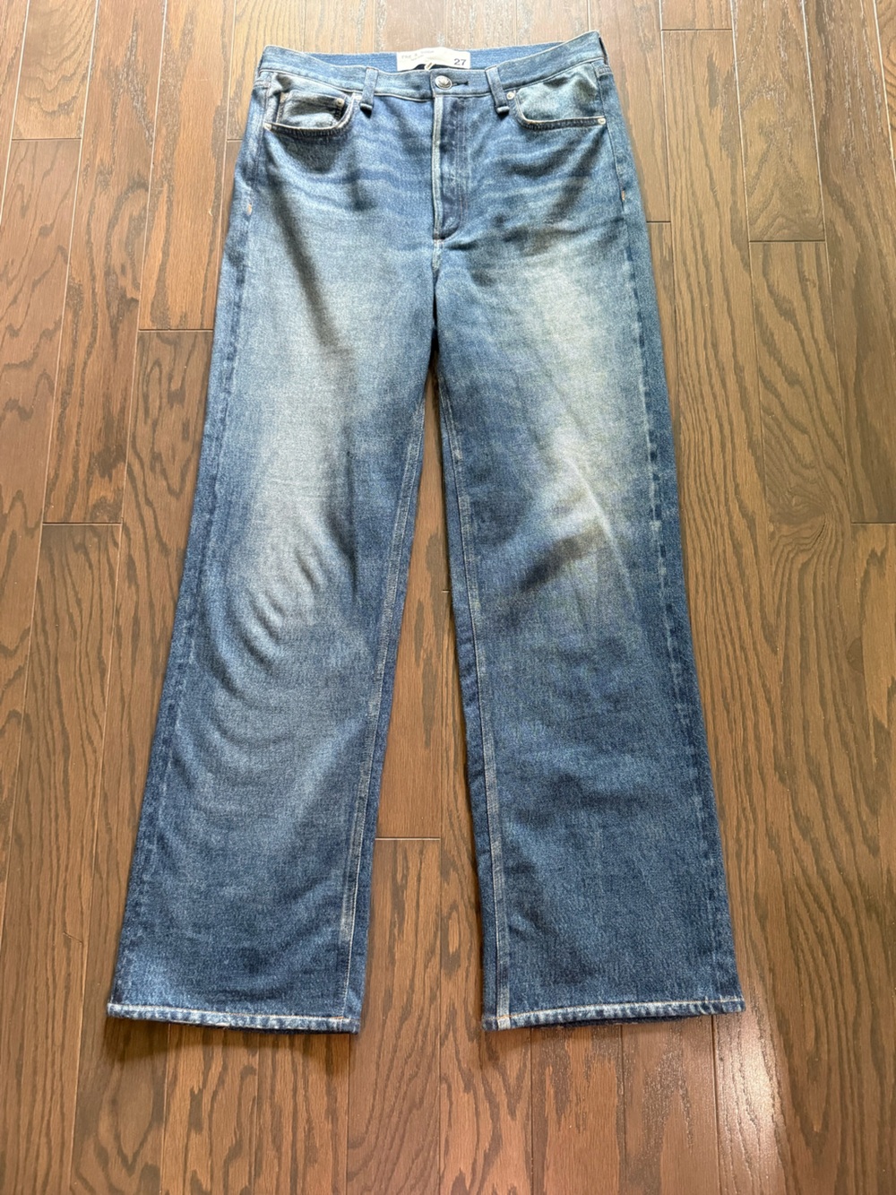 RAG & BONE rb Miramar Wide-Leg Sweatpant Jean Size 27 - Picture 2 of 12